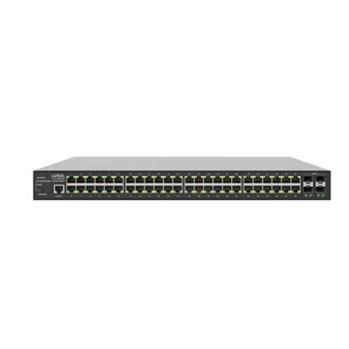 SW-515-48P-F | 48 PoE+ | 4 SFP Ports - 1Gb L2/L3 Managed Switch